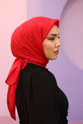 روسری قرمز مودال Silk Home - کد 803100478
