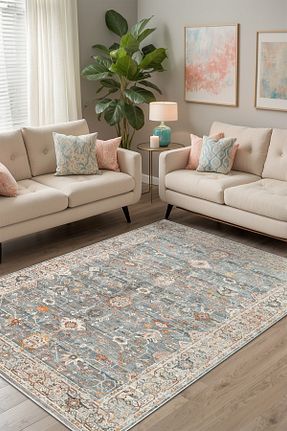 فرش رنگی زیره ضد لغزش AIDA HOME - کد 802072999