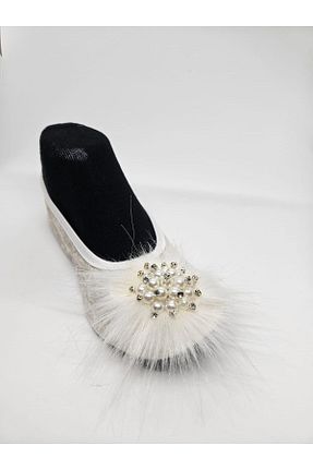 پاپوش سفید زنانه پارچه ای SiFu STYLE - کد 864647827