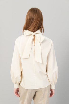 بلوز بژ زنانه گلدار Roman - کد 864649454