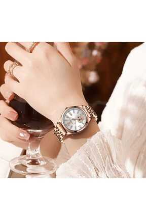 ساعت مچی طلائی زنانه 31-35 میلی متر POEDAGAR - کد 864647802
