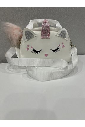کیف دوشی سفید بچه گانه چرم مصنوعی ErcanBag - کد 864713612
