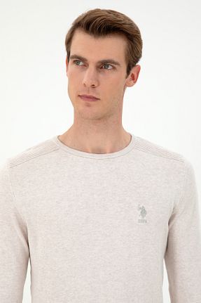 پلیور طوسی مردانه ساده U.S. Polo Assn. - کد 864660309