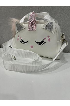 کیف دوشی سفید بچه گانه چرم مصنوعی ErcanBag - کد 864713612