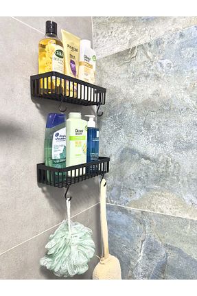 نظم دهنده حمام مشکی پلاستیک KITCHBATH - کد 822685659