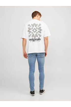 شلوار جین سرمه ای مردانه پاچه تنگ Jack & Jones - کد 797330766
