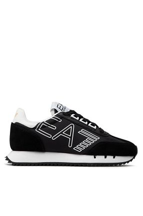 کفش اسنیکر مشکی مردانه بند دار Emporio Armani - کد 753272076