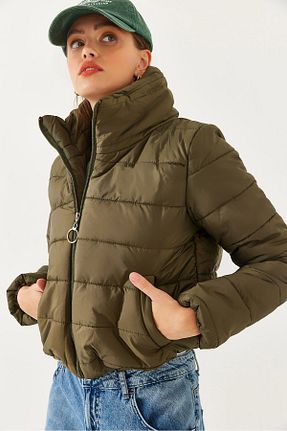 کاپشن خاکی زنانه رگولار Bianco Lucci - کد 864723100