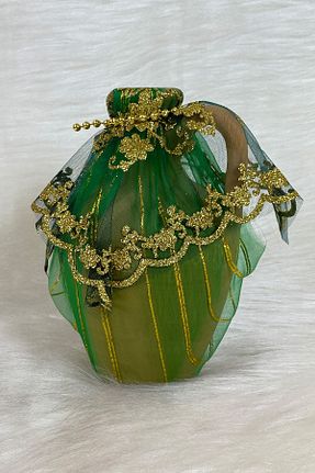 عقد و عروسی و حنابندان سبز ZEYMERADE - کد 864898465