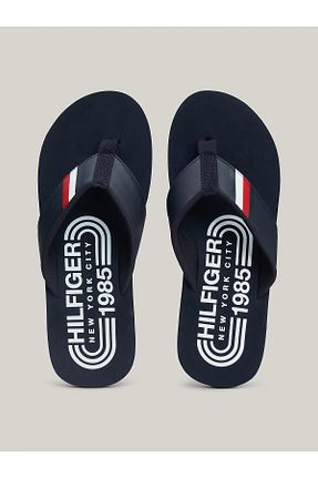 دمپائی سرمه ای مردانه پاشنه تخت Tommy Hilfiger - کد 836432456