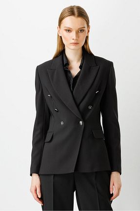 کت مشکی زنانه رگولار Moda İlgi - کد 786395593