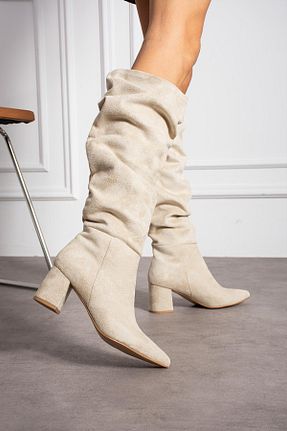 چکمه بژ زنانه جیر ShoeTek - کد 864739967