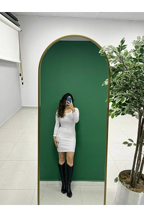 لباس سفید زنانه بافتنی greenrise - کد 763902514