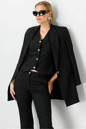 کت مشکی زنانه رگولار Moda İlgi - کد 786012980