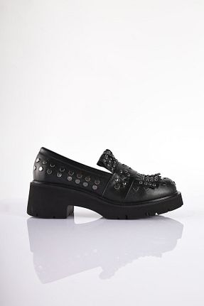 کفش لوفر مشکی زنانه چرم خالص SU SHOE BOUTIQUE - کد 864901921
