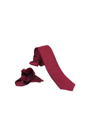 کراوات زرشکی زنانه پنبه Ars Magic Box - کد 864734569