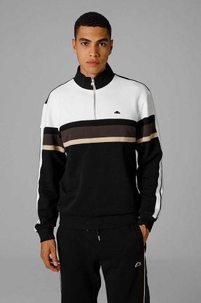 سوئیشرت مشکی مردانه یقه ایستاده Ellesse - کد 864735560