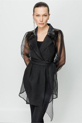 تونیک مشکی زنانه بافتنی Moda İlgi - کد 684202041