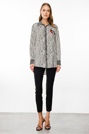 پیراهن مشکی زنانه رگولار Moda İlgi - کد 848458191