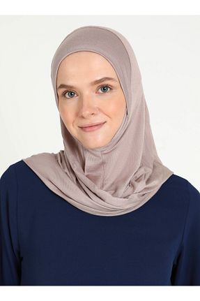 روسری طوسی ساده Ecardin - کد 864752605