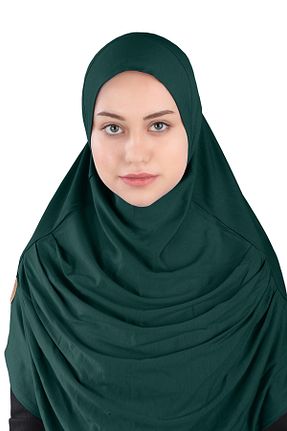 روسری سبز پلی استر Ecardin - کد 864752156