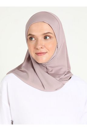 روسری طوسی ساده Ecardin - کد 864752603