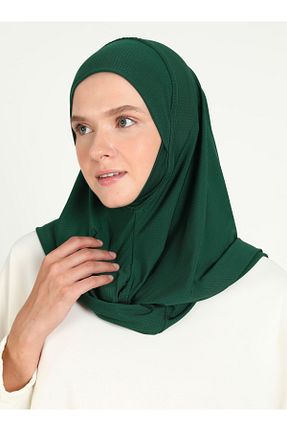 روسری سبز پلی استر Ecardin - کد 864752644