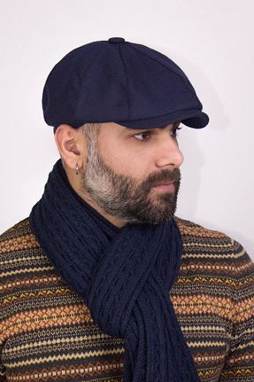 کلاه سفید مردانه پشمی Bay Şapkacı - کد 801188952