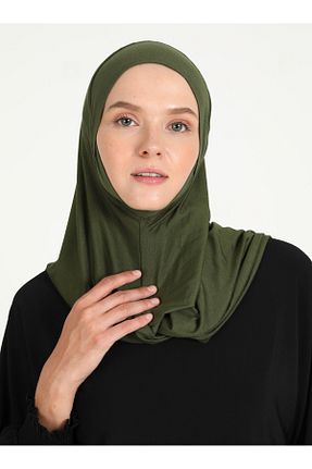 روسری خاکی ساده Ecardin - کد 864752379