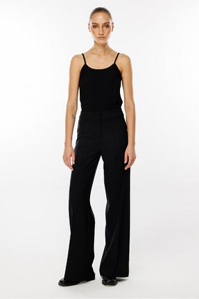 شلوار مشکی زنانه بافتنی Moda İlgi - کد 864758829