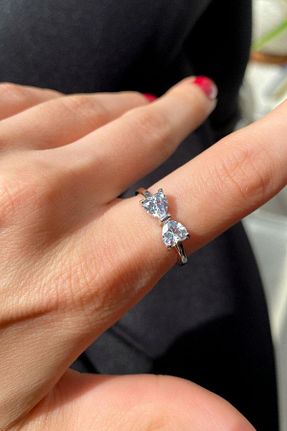 انگشتر نقره زنانه زیرکن Spossy Silver Jewelry - کد 864944035