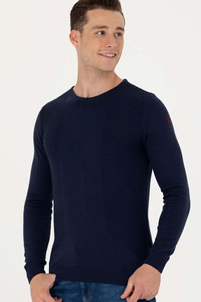 پلیور سرمه ای مردانه ساده U.S. Polo Assn. - کد 864762007
