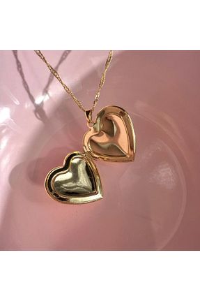 گردنبند استیل ( فولاد ) طلائی زنانه استیل ضد زنگ AŞIK ACCESSORIES - کد 864759769