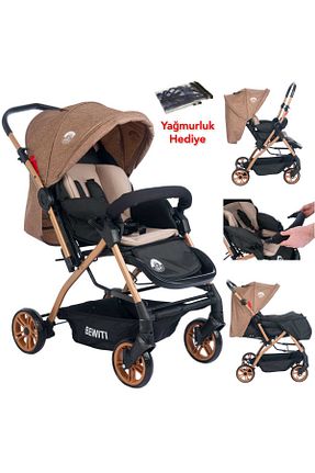 کالسکه قهوه ای Çift Yönlü 4KİDS - کد 864760280