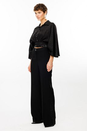 شلوار مشکی زنانه پولک دوزی Moda İlgi - کد 864758858