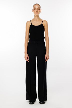 شلوار مشکی زنانه بافتنی Moda İlgi - کد 864758829