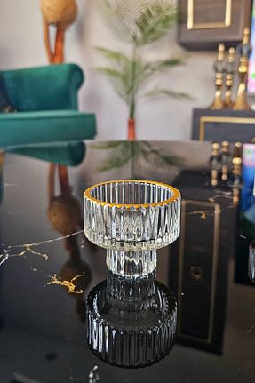 قند دان طلائی شیشه Gülümseten Avm - کد 864773159