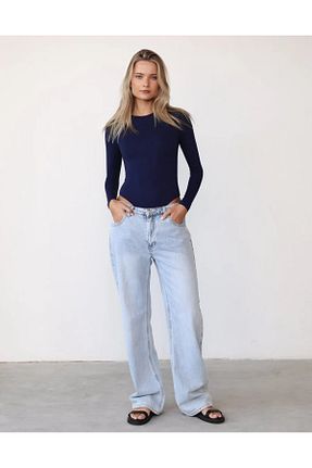 بلوز سرمه ای زنانه ساده Teenystore - کد 864778214