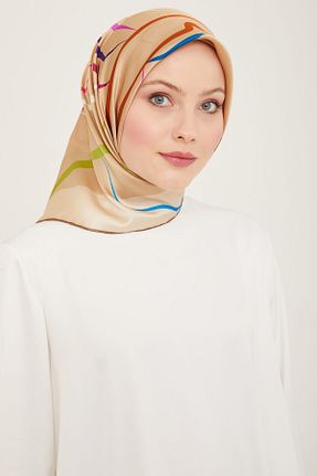 روسری زرشکی İpek Tivil Armine - کد 808178999