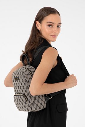 کوله پشتی طوسی زنانه سایز متوسط Pierre Cardin - کد 862512279