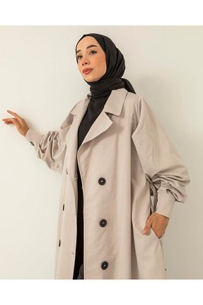 ترنچکت بژ زنانه بدون آستر Meri Store - کد 852971833