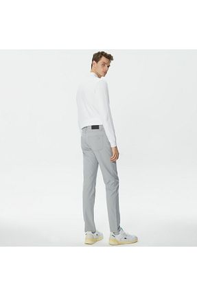 شلوار طوسی مردانه پنبه ای Lacoste - کد 784756889