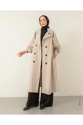 ترنچکت بژ زنانه بدون آستر Meri Store - کد 852971833