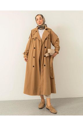 ترنچکت بژ زنانه بدون آستر Meri Store - کد 852970858