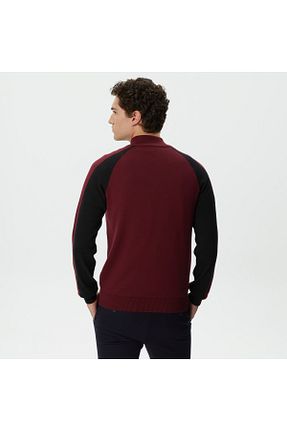 پلیور زرشکی مردانه ساده Lacoste - کد 781821716