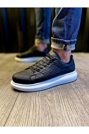 کفش کژوال مشکی مردانه چرم مصنوعی Shine Leather - کد 901513381