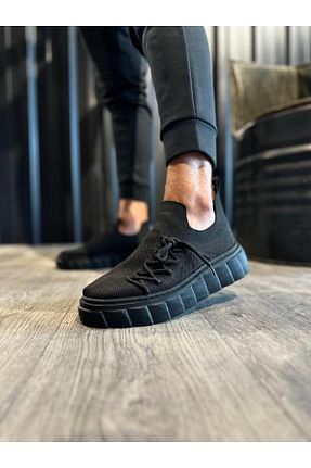 کفش کژوال مشکی مردانه چرم مصنوعی Shine Leather - کد 901541895