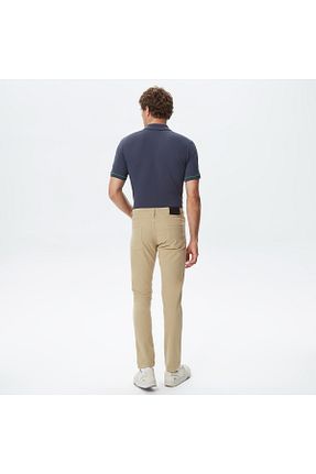 شلوار بژ مردانه پنبه ای Lacoste - کد 744132009
