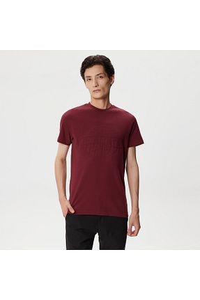 تیشرت زرشکی مردانه رگولار Lacoste - کد 769560876
