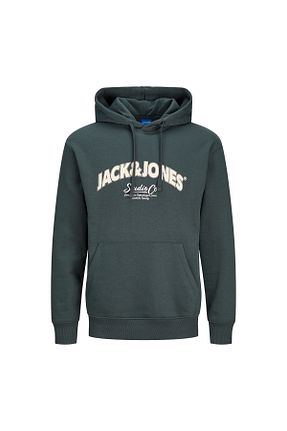 سوئیشرت سبز مردانه ساده Jack & Jones - کد 850387955